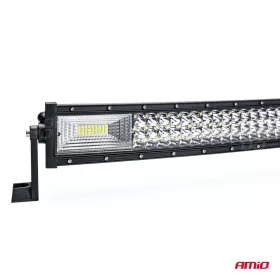   AMiO LED-es munkalámpa-fényhíd ívelt 130 cm 9-36V AWL47 (03258)