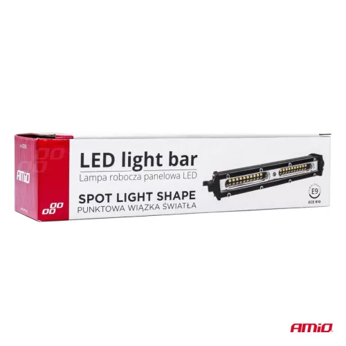AMiO LED-es munkalámpa-fényhíd vékony 18 cm 9-36V AWL48 (03259)