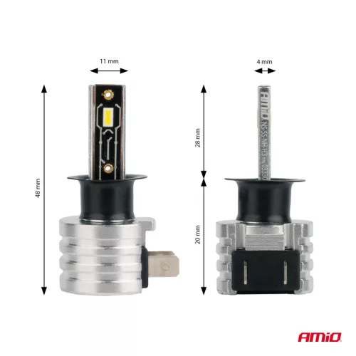 AMiO LED fényszóróizzók H-mini sorozat H3 (03330)