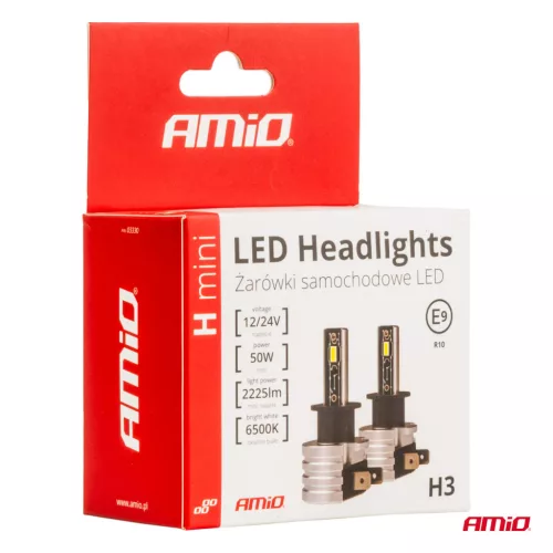 AMiO LED fényszóróizzók H-mini sorozat H3 (03330)