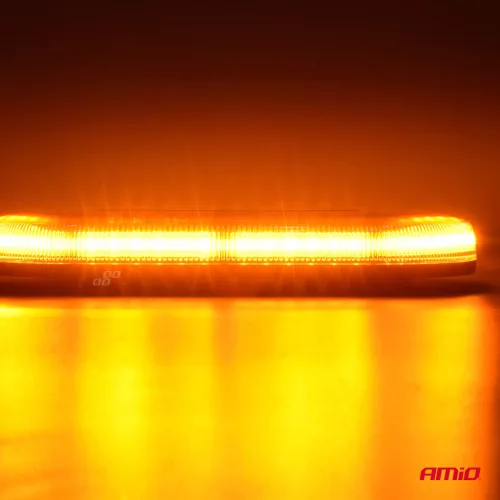 AMiO WLB78 mágneses mini LED-fényhíd, 293×171 mm, R65/R10, 48 LED, 12/24 V, IP56 (03336)