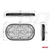 AMiO WLB78 mágneses mini LED-fényhíd, 293×171 mm, R65/R10, 48 LED, 12/24 V, IP56 (03336)