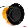 AMiO LED-es figyelmeztető lámpa W22m mágneses / 3 rögzítőcsavar, ECE R10 60LED 12/24V IP66 (03337)