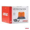 AMiO LED-es figyelmeztető lámpa W22m mágneses / 3 rögzítőcsavar, ECE R10 60LED 12/24V IP66 (03337)