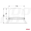 AMiO LED-es figyelmeztető lámpa W22m mágneses / 3 rögzítőcsavar, ECE R10 60LED 12/24V IP66 (03337)