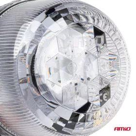   AMiO LED-es figyelmeztető lámpa 24 LED W25M 12V 24V (03340)