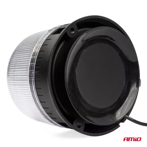 AMiO LED-es figyelmeztető lámpa 24 LED W25M 12V 24V (03340)