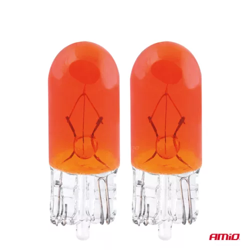 AMiO halogénizzók T10 W5W W2.1x9.5d 12V 2 db bliszter (03347)