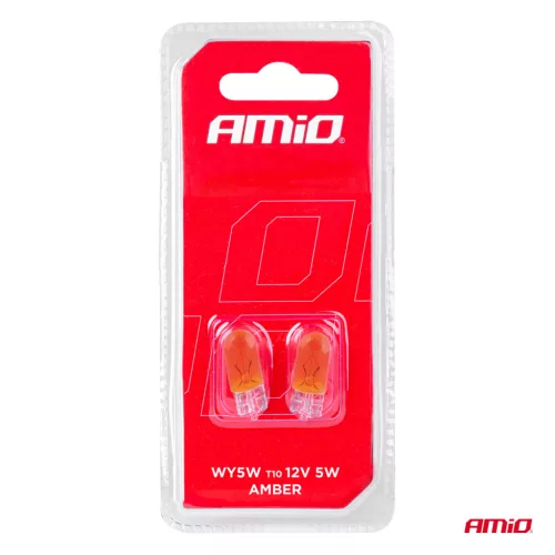 AMiO halogénizzók T10 W5W W2.1x9.5d 12V 2 db bliszter (03347)