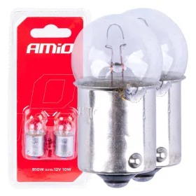 AMiO halogénizzók R10W BA15s 12V 2 db bliszter (03350)