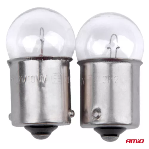 AMiO halogénizzók R10W BA15s 12V 2 db bliszter (03350)