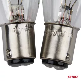 AMiO halogénizzók P21/5W BAY15D 12V 2 db bliszter (03353)