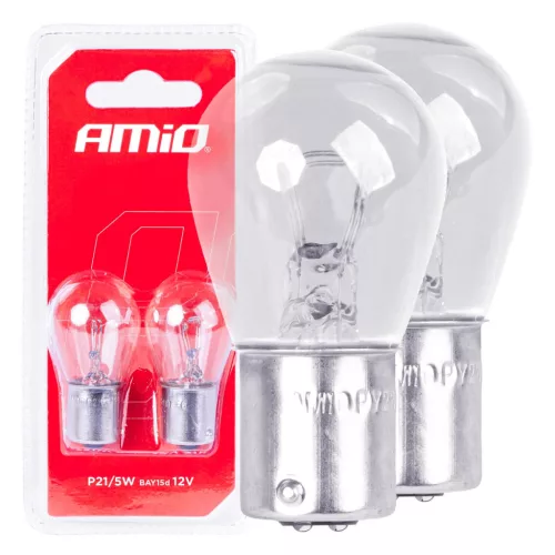 AMiO halogénizzók P21/5W BAY15D 12V 2 db bliszter (03353)
