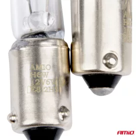   AMiO halogénizzók H6W 12V 6W BAX9S fehér 2 db bliszter (03355)