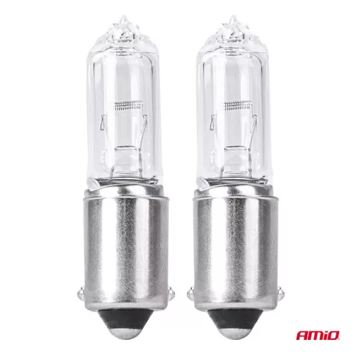 AMiO halogénizzók H21W 12V 21W BAY9S fehér 2 db bliszter (03357)