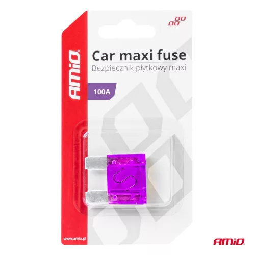 AMiO MAXI autós biztosíték 100A (03387)