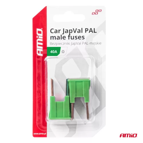 AMiO JAPVAL PAL O autós biztosíték, csapos 40A (03398)