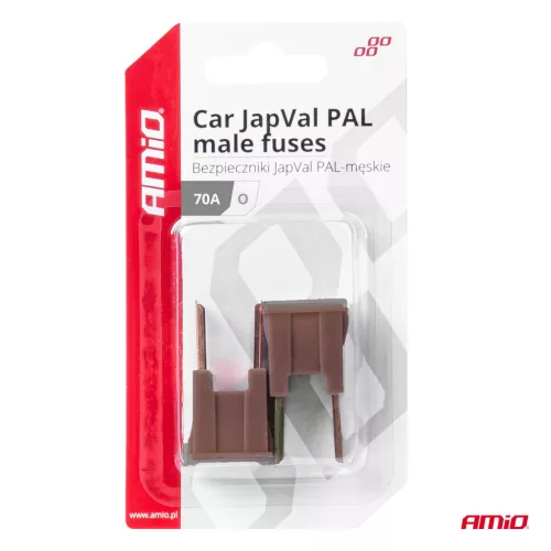 AMiO JAPVAL PAL O autós biztosíték, csapos 70A (03401)