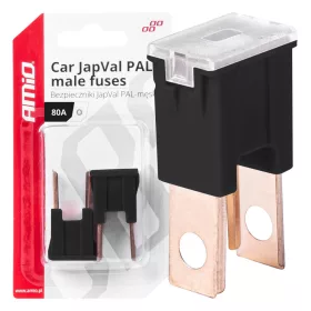 AMiO JAPVAL PAL O autós biztosíték, csapos 80A (03402)