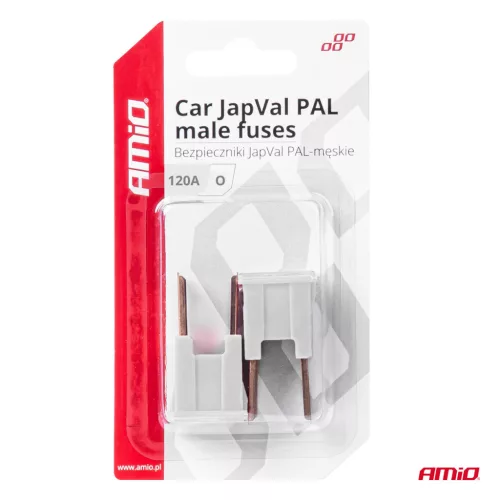 AMiO JAPVAL PAL O autós biztosíték, csapos 120A (03404)