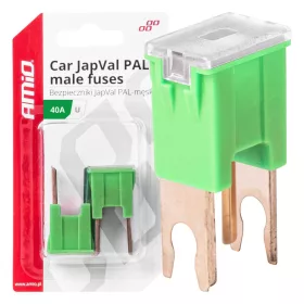 AMiO JAPVAL PAL autós biztosíték, csapos U 40A (03407)