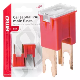 AMiO JAPVAL PAL autós biztosíték, csapos U 50A (03408)