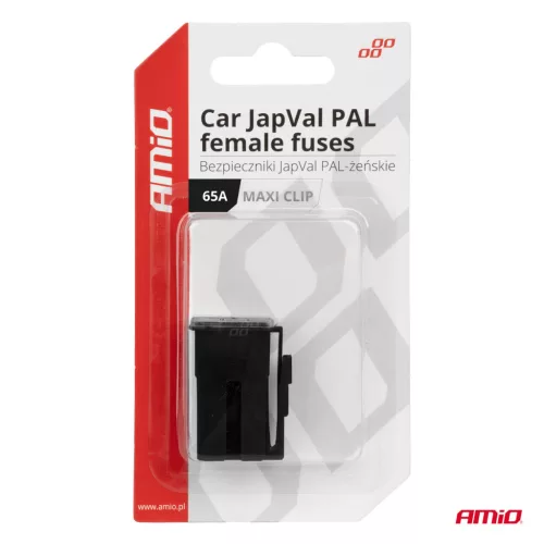 AMiO JAPVAL PAL autós biztosíték, aljzatos 65A (03415)