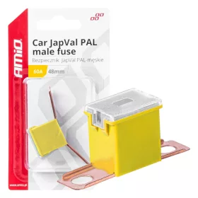 AMiO JAPVAL PAL autós biztosíték, csapos 48mm 60A (03421)