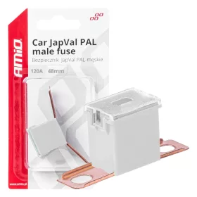   AMiO JAPVAL PAL autós biztosíték, csapos 48mm 120A (03425)