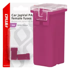 AMiO JAPVAL PAL autós biztosíték, aljzatos 30A (03437)