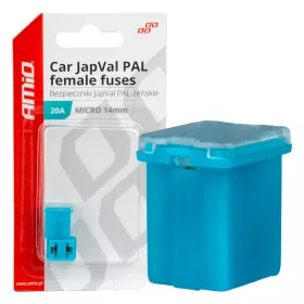 AMiO JAPVAL PAL autós biztosíték, aljzatos 20A (03451)