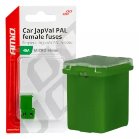 AMiO JAPVAL PAL autós biztosíték, aljzatos 40A (03454)