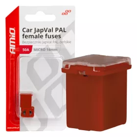 AMiO JAPVAL PAL autós biztosíték, aljzatos 50A (03455)