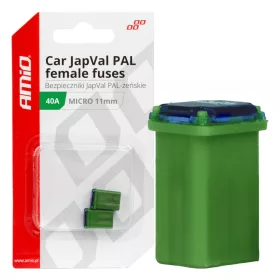 AMiO JAPVAL PAL autós biztosíték, aljzatos 40A (03461)