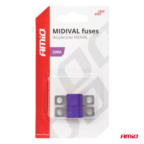 AMiO MIDIVAL autós biztosítékok 200A (03482)
