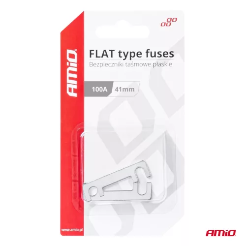 AMiO FLAT autós lemezbiztosítékok 41mm 100A (03494)