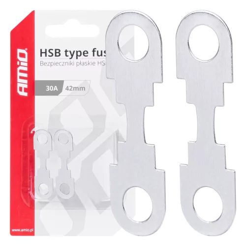 AMiO FLAT HSB autós lemezbiztosítékok 42mm 30A (03497)