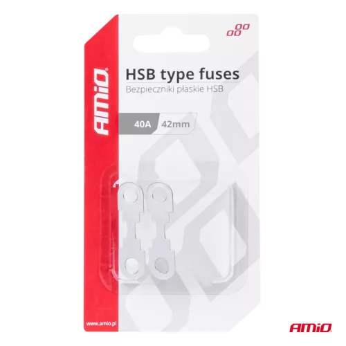 AMiO FLAT HSB autós lemezbiztosítékok 42mm 40A (03498)