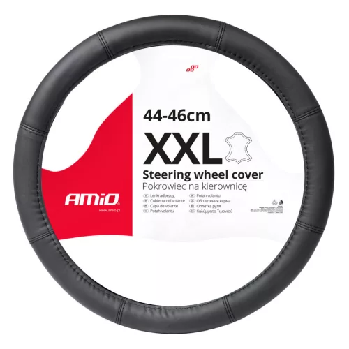AMiO kormányvédő bőr sorozat SWC-48-XXL (44-46cm) (03549)