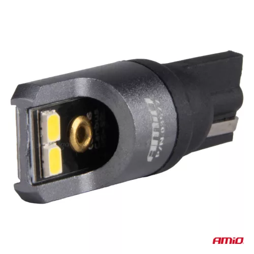 AMiO LED CANBUS PRO sorozat T10 W5W 4x2016 SMD fehér 12/24V (03577)