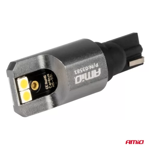 AMiO LED CANBUS PRO sorozat T15 W16W 4x3030 SMD fehér 12/24V FULL CANBUS (03581)