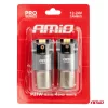 AMiO LED CANBUS PRO sorozat BA15S P21W 4x3030 SMD fehér 12/24V (03583)