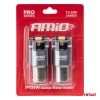 AMiO LED CANBUS PRO sorozat PY21W 4x3030 SMD borostyánsárga 12V 24V (03584)