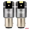 AMiO LED CANBUS PRO sorozat BAY15D P21/5W 4x3030 SMD fehér 12/24V (03585)