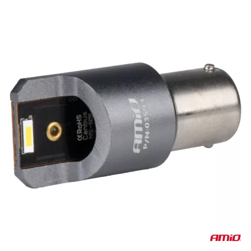 AMiO LED CANBUS PRO sorozat BA15S P21W 2x1860SMD fehér 12/24V FULL CANBUS (03593)
