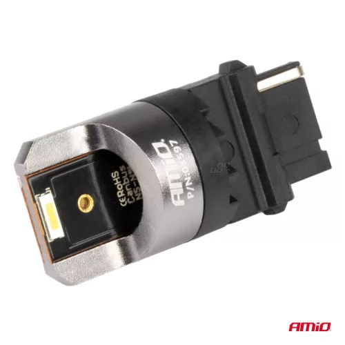 AMiO LED CANBUS PRO sorozat 3156 P27W 2x1860SMD fehér 12/24V FULL CANBUS (03597)
