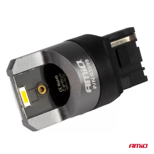 AMiO LED FULL CANBUS W21W 2SMD 7440 fehér (03599)