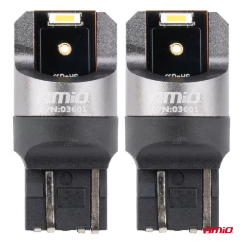 AMiO LED CANBUS PRO sorozat W21/5W 2x1860 SMD fehér 12V 24V (03601)