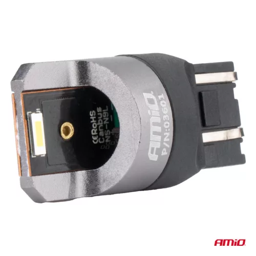 AMiO LED CANBUS PRO sorozat W21/5W 2x1860 SMD fehér 12V 24V (03601)