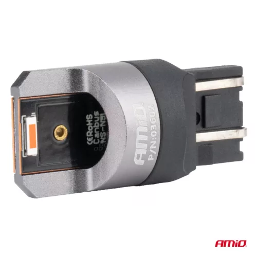 AMiO LED CANBUS PRO sorozat W21/5W 2x1860 SMD piros 12V 24V (03602)